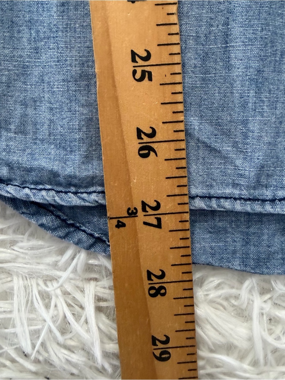 Sundance Womens XL Blue Red Denim Chambray Floral Embroidered Button Up Top - Picture 6 of 7